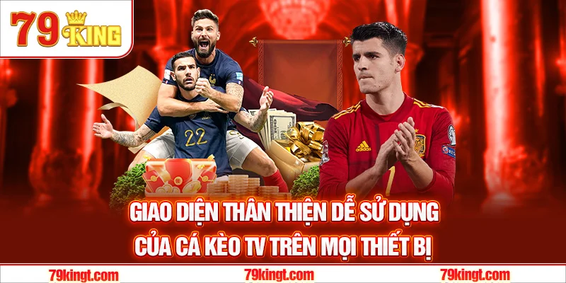 Giao diện thân thiện dễ sử dụng của Cá Kèo TV trên mọi thiết bị